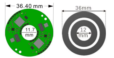 EAS-J048KP-HD-FS (48~68 joint hollow-shaft encoder kit)