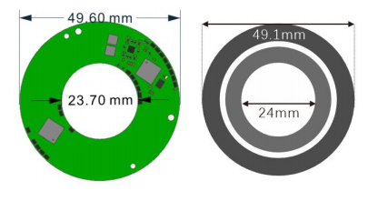 EAS-J068KP-HD-FS (68-and-above joint hollow-shaft encoder kit)