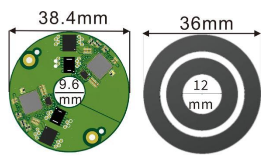 EAS-J048KN-HD-FS (48~68 joint hollow-shaft encoder kit)